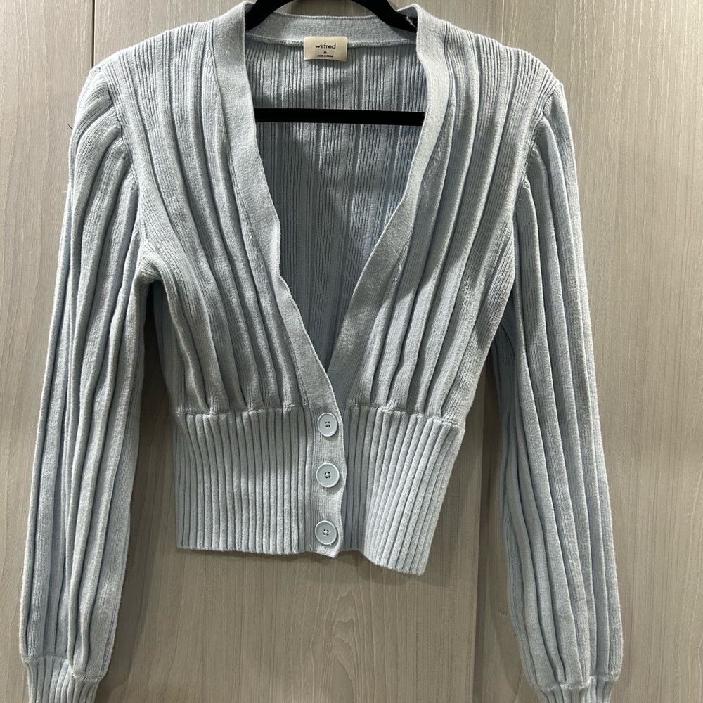 Wilfred Plunge Sweater Size M